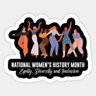 National Wo'S History Month 2024 Wo Empowert Sticker